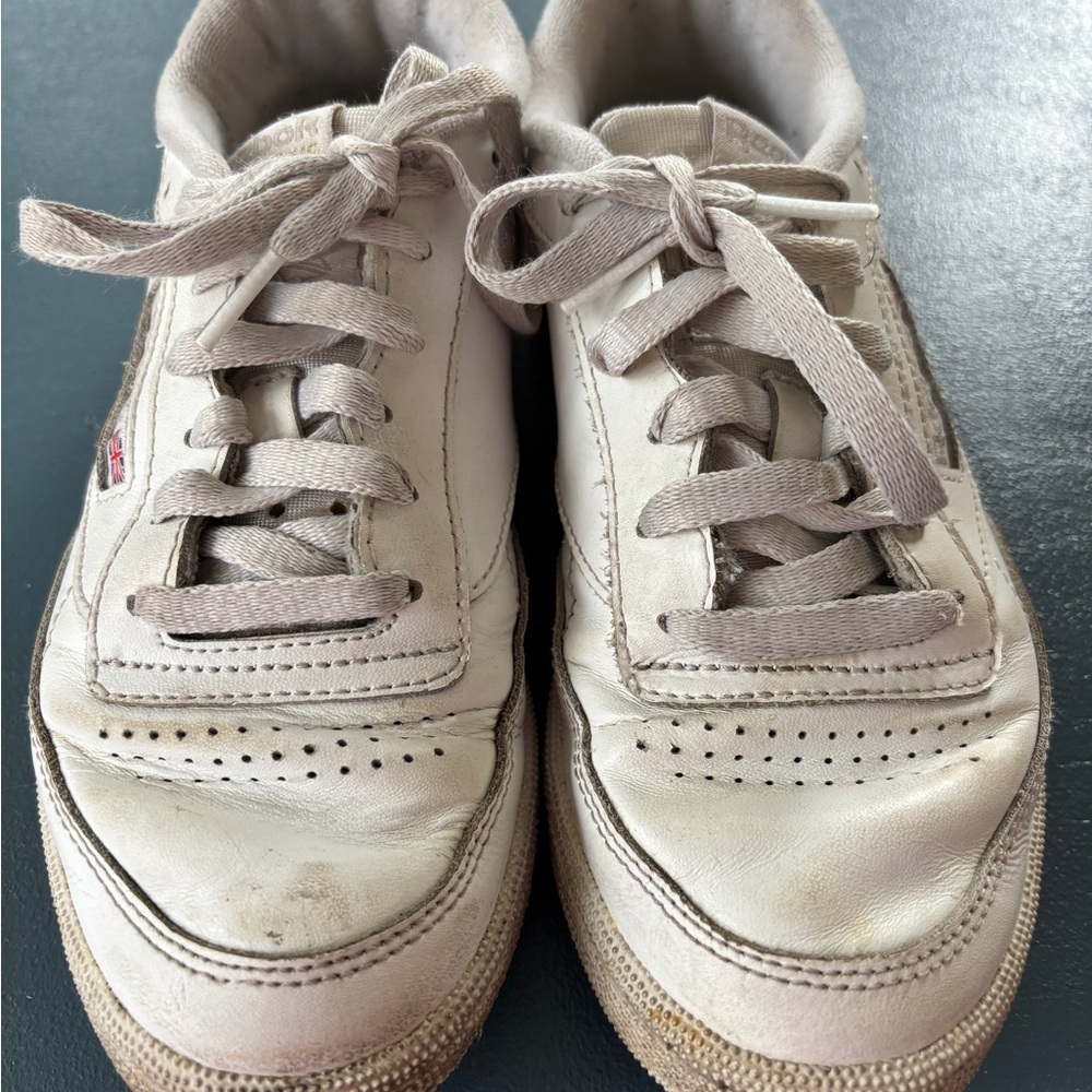 Reebok Court White Sneakers Size 6